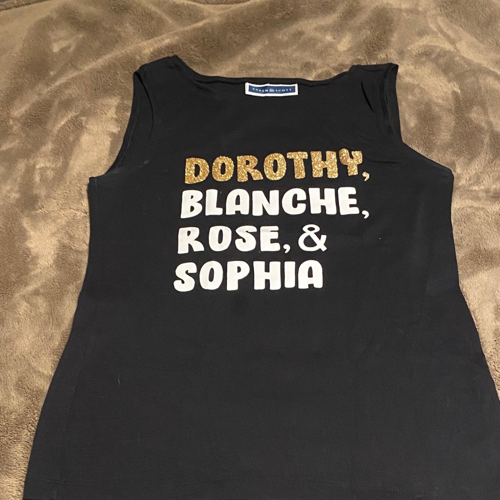 Golden Girls Karen Scott Sz S Shortsleeved Top
